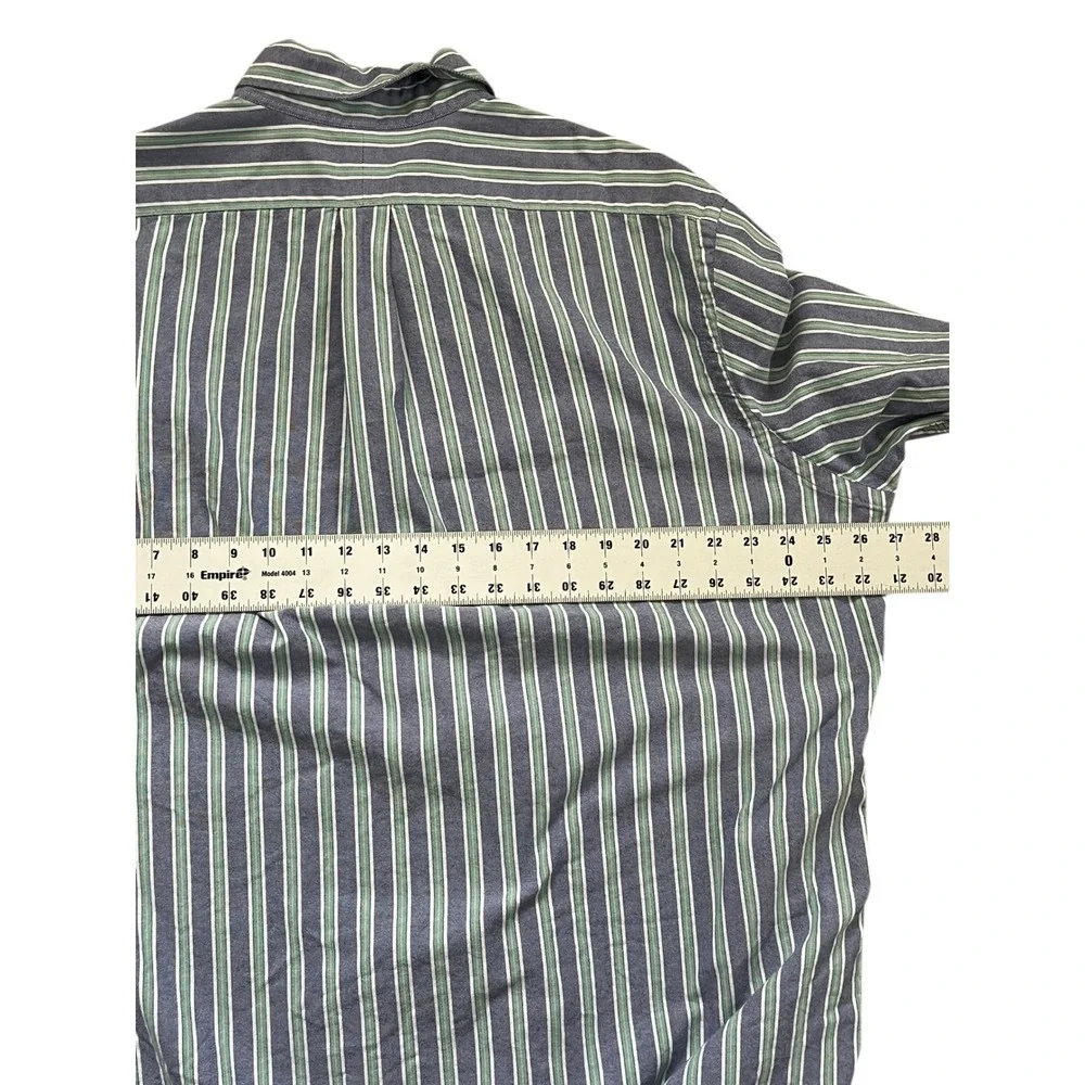 Polo Ralph Lauren Men's Classic Striped Button Down Oxford Flesh‎ Pony Shirt XXL